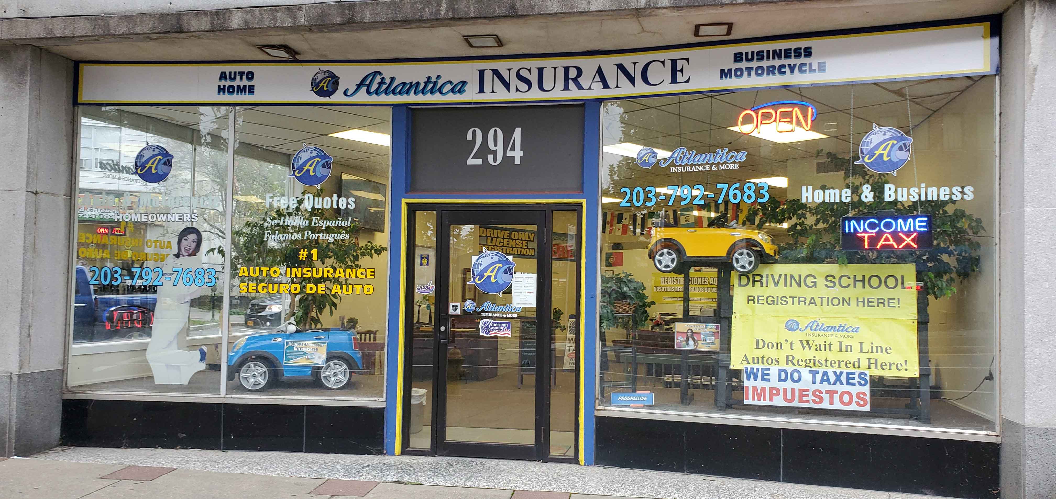 Atlantica Insurance Danbury Storefront